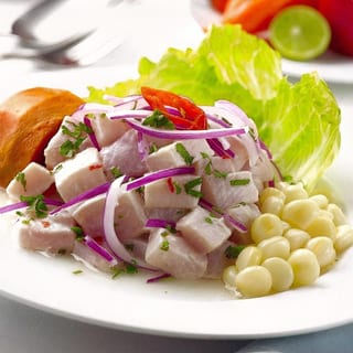 23) Ceviche traditional (Fish only) sorry no substitutions